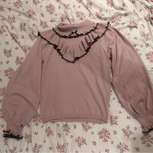 Dear my love official balloon sleeve jirai kei sweater